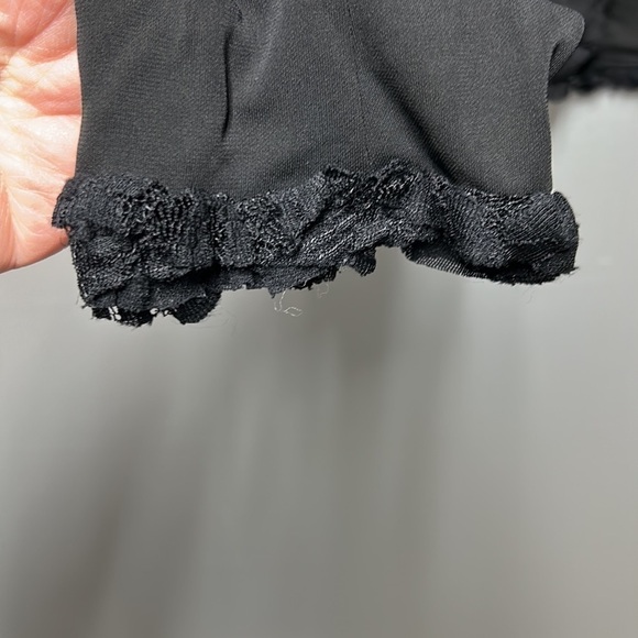 Look gold label size XS long sleeve black overlay boutique wear. NWT - Picture 7 of 15